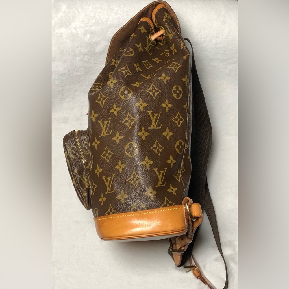 Louis Vuitton Vintage Mono Montsouris GM Backpack,Dustbag/COA;Date Code(MI0945) - Picture 10 of 16